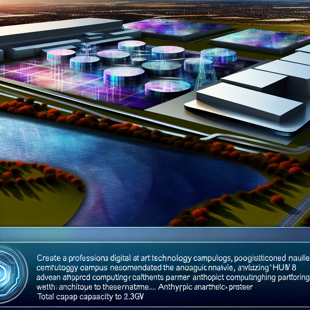 Hut 8 and Anthropic Partner on 2.3GW River Bend AI Compute Campus