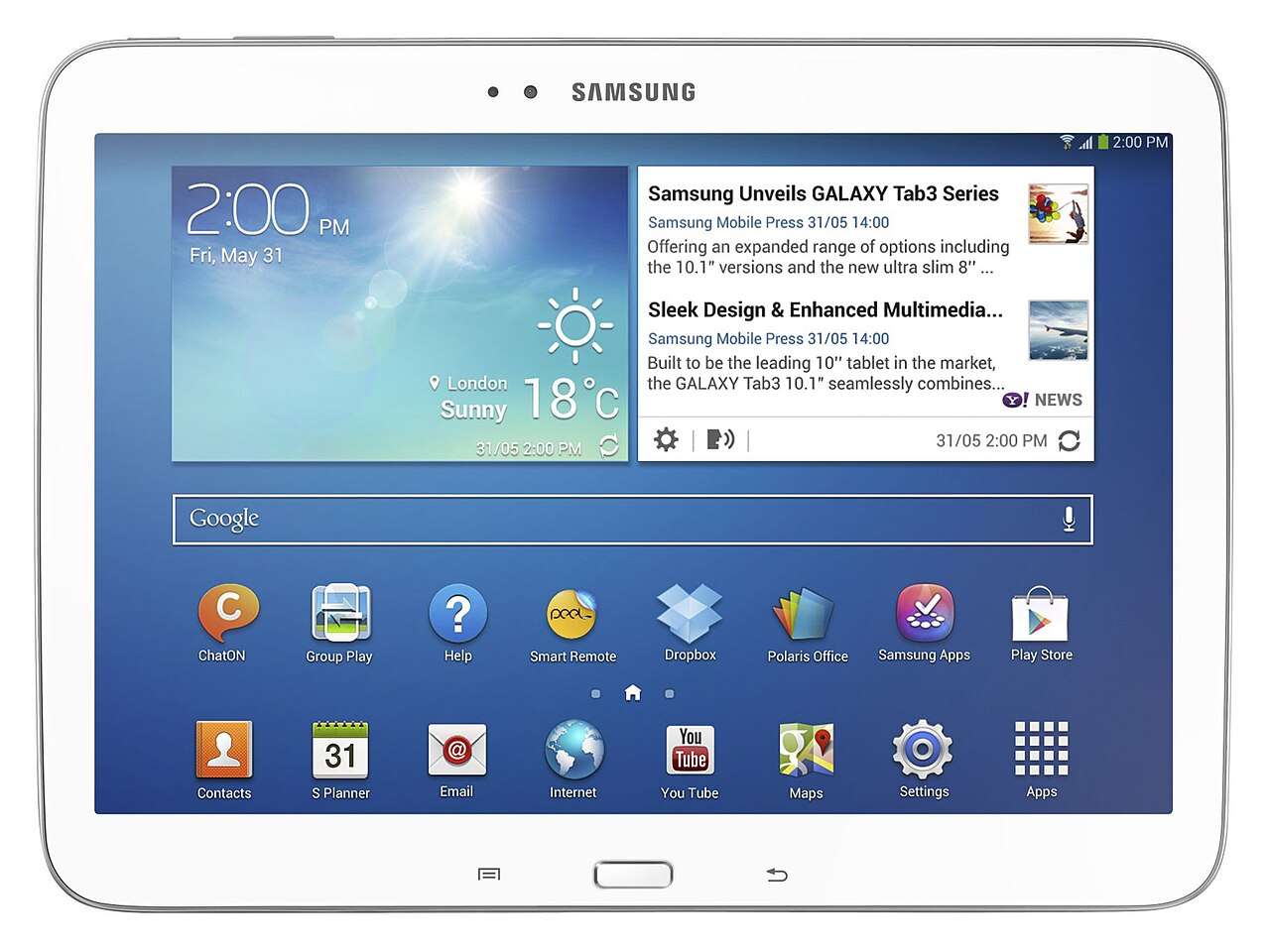 laptop and Android smartphone