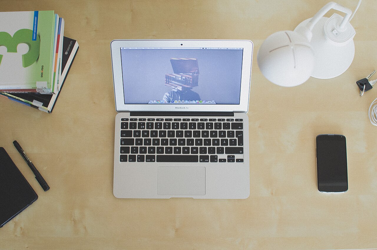 laptop computer workspace