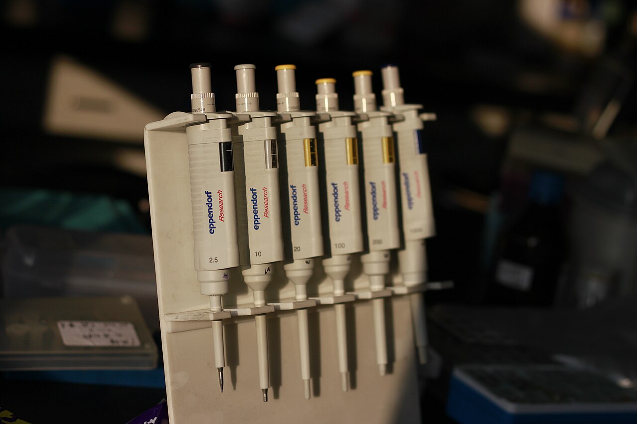 molecular biology laboratory pipette