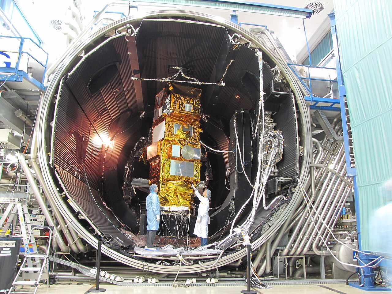 thermal vacuum chamber satellite