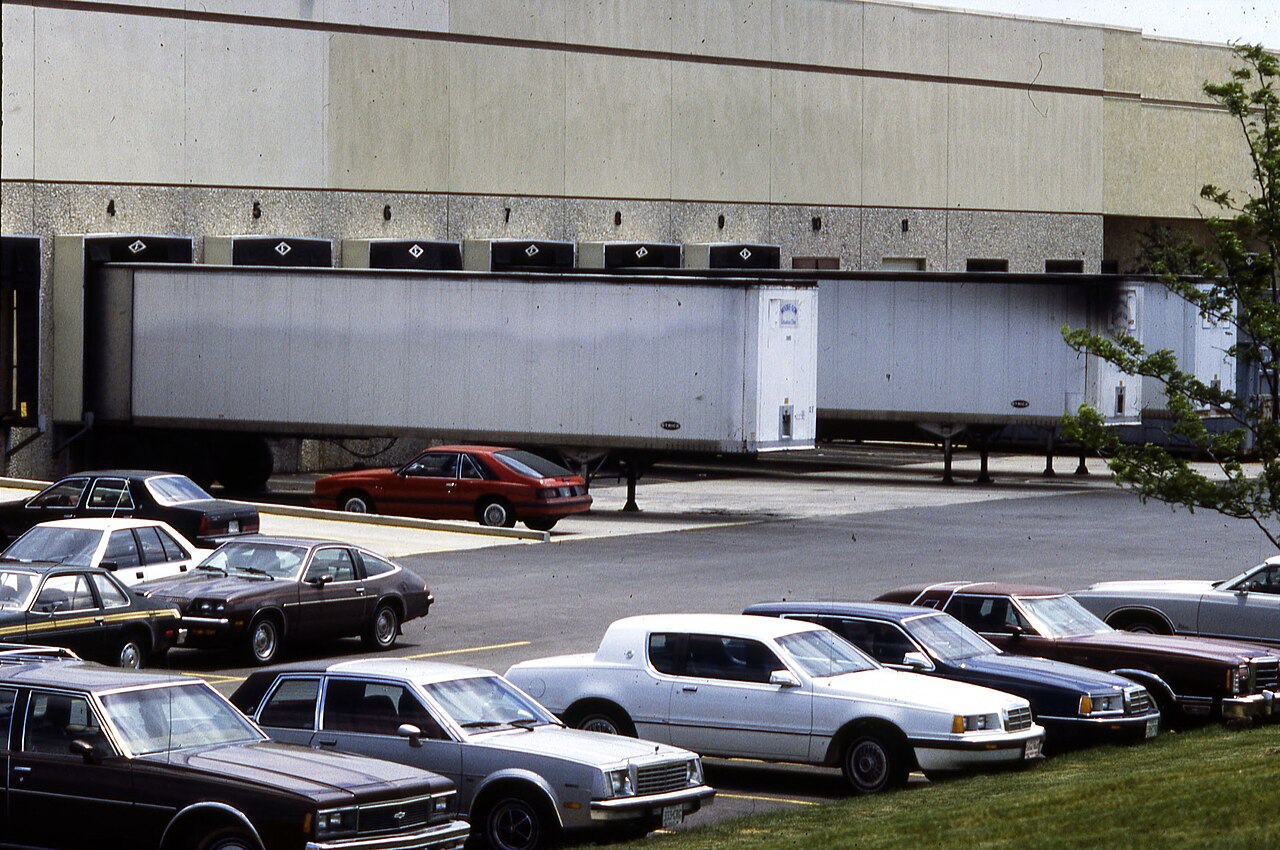 box truck warehouse loading dock