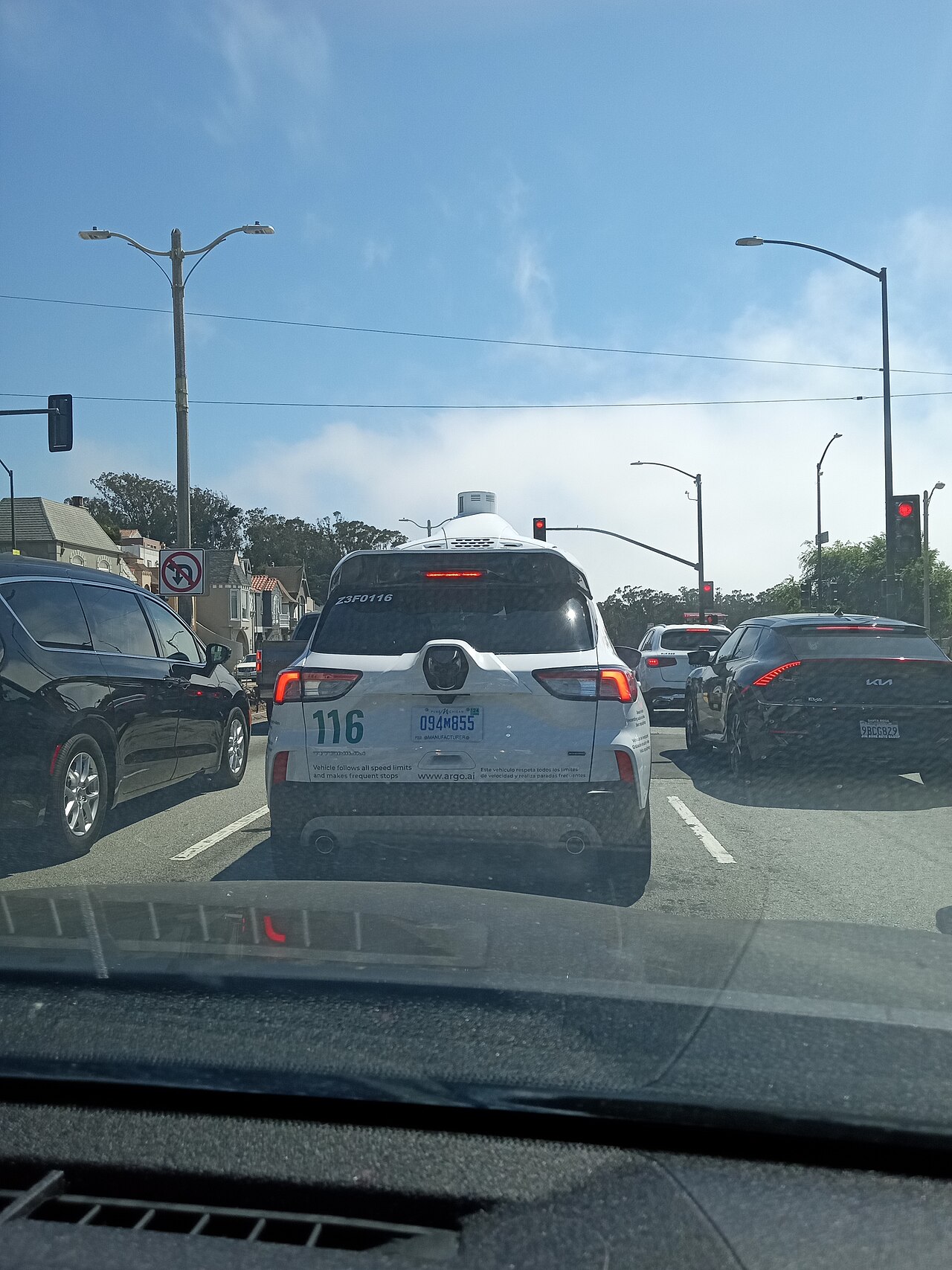 autonomous vehicle road test