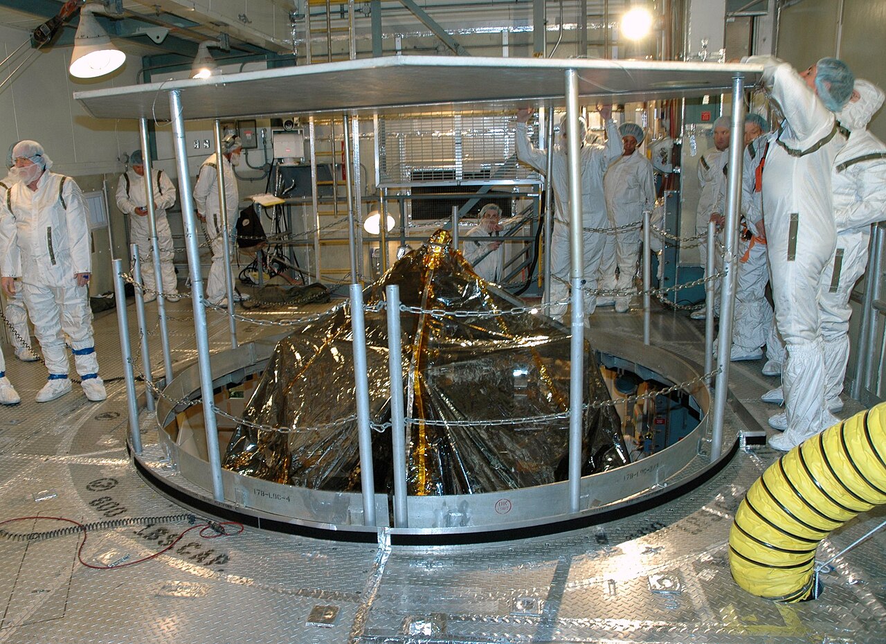 Planet satellite spacecraft clean room